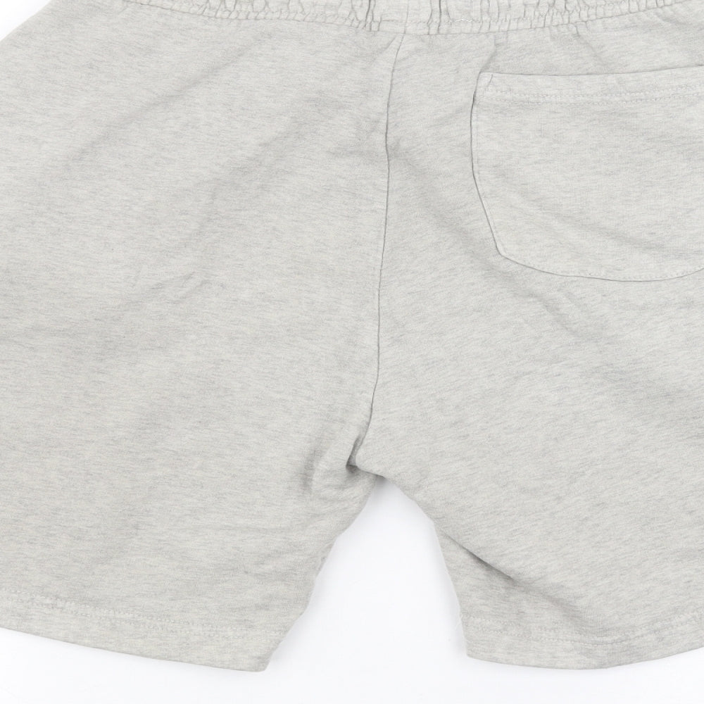 Brave Soul Mens Grey   Sweat Shorts Size M