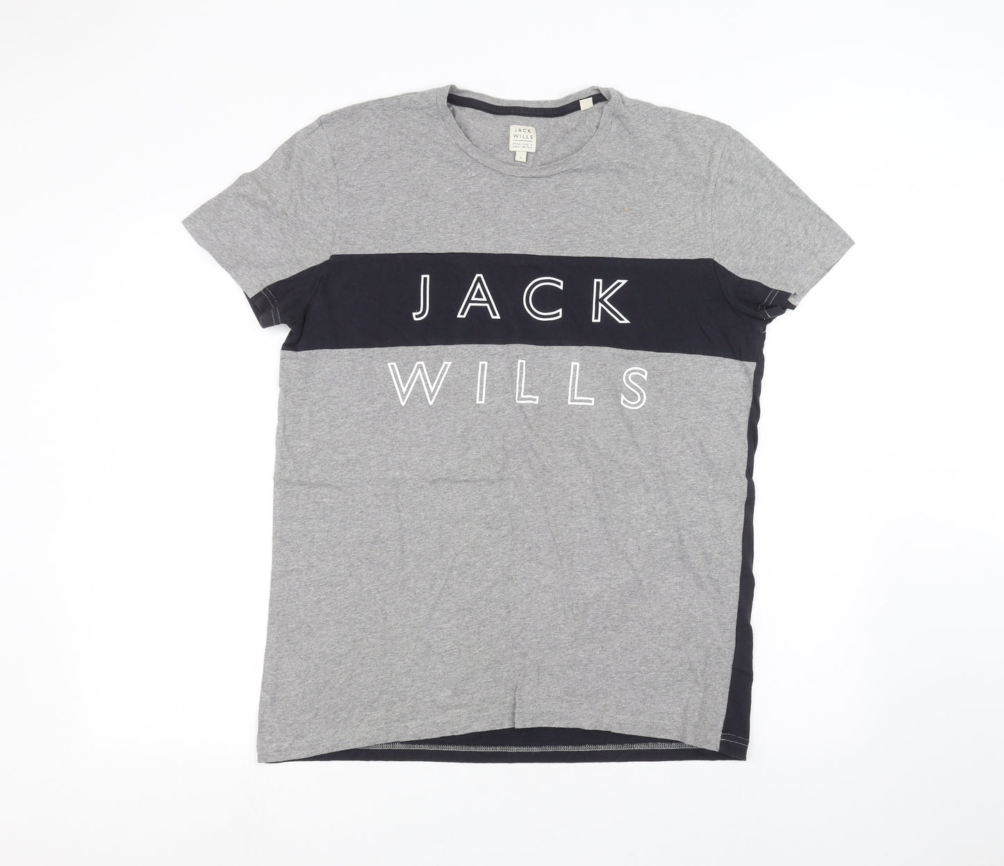 Jack Wills Mens Blue    T-Shirt Size L