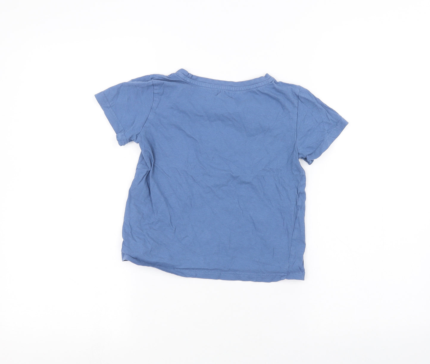 lily & dan Boys Blue   Basic T-Shirt Size 7 Years