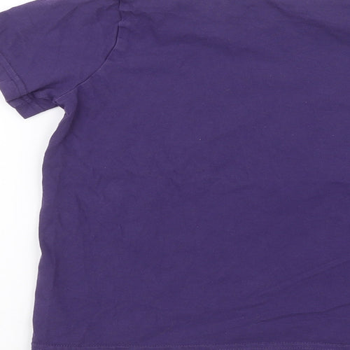 TU Girls Purple   Basic T-Shirt Size 8 Years