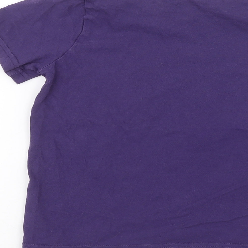 TU Girls Purple   Basic T-Shirt Size 8 Years