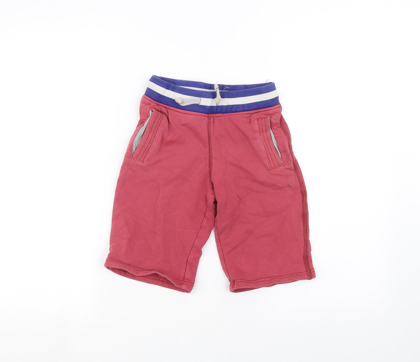 Mini Boden Boys Pink   Sweat Shorts Size 6 Years