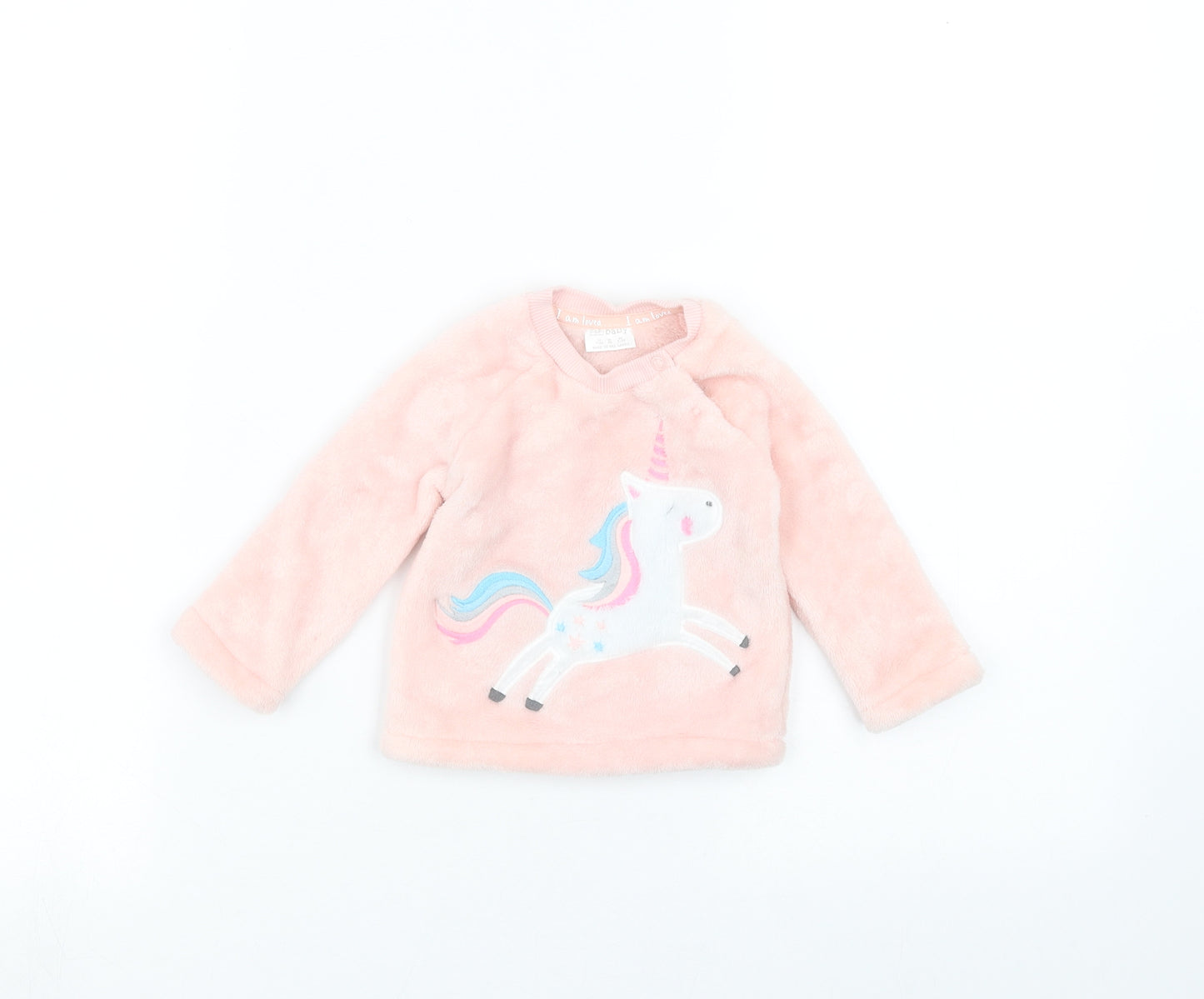 F&F Baby Pink   Pullover Jumper Size 3-6 Months