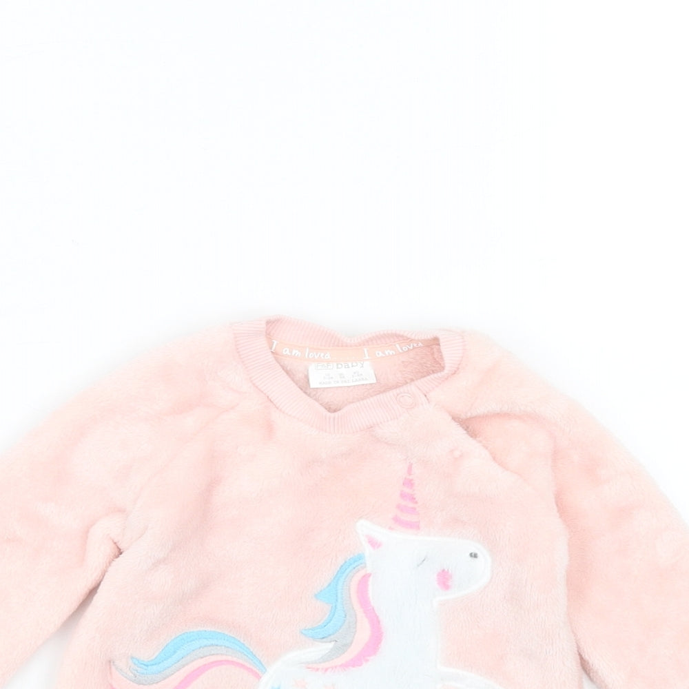 F&F Baby Pink   Pullover Jumper Size 3-6 Months