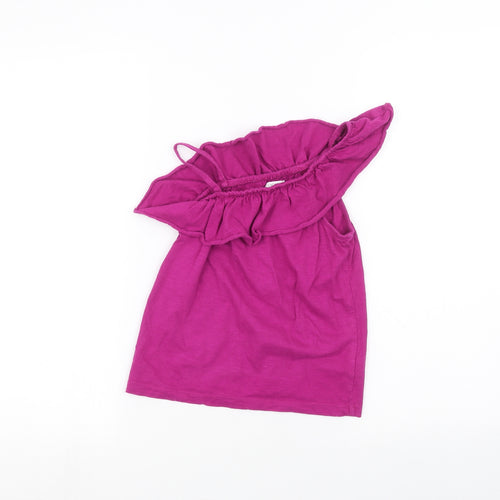 NEXT Girls Pink   Basic Blouse Size 7 Years