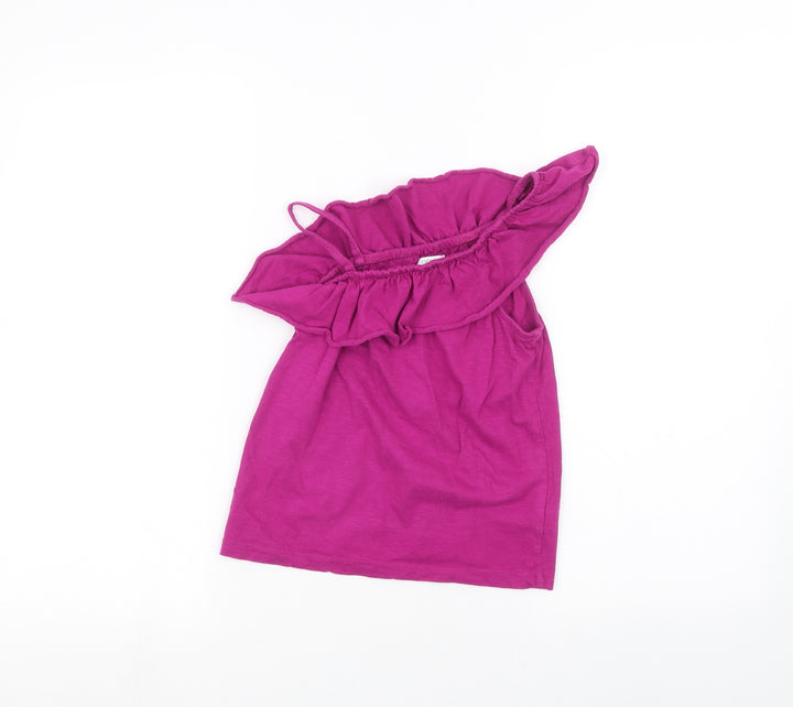 NEXT Girls Pink   Basic Blouse Size 7 Years