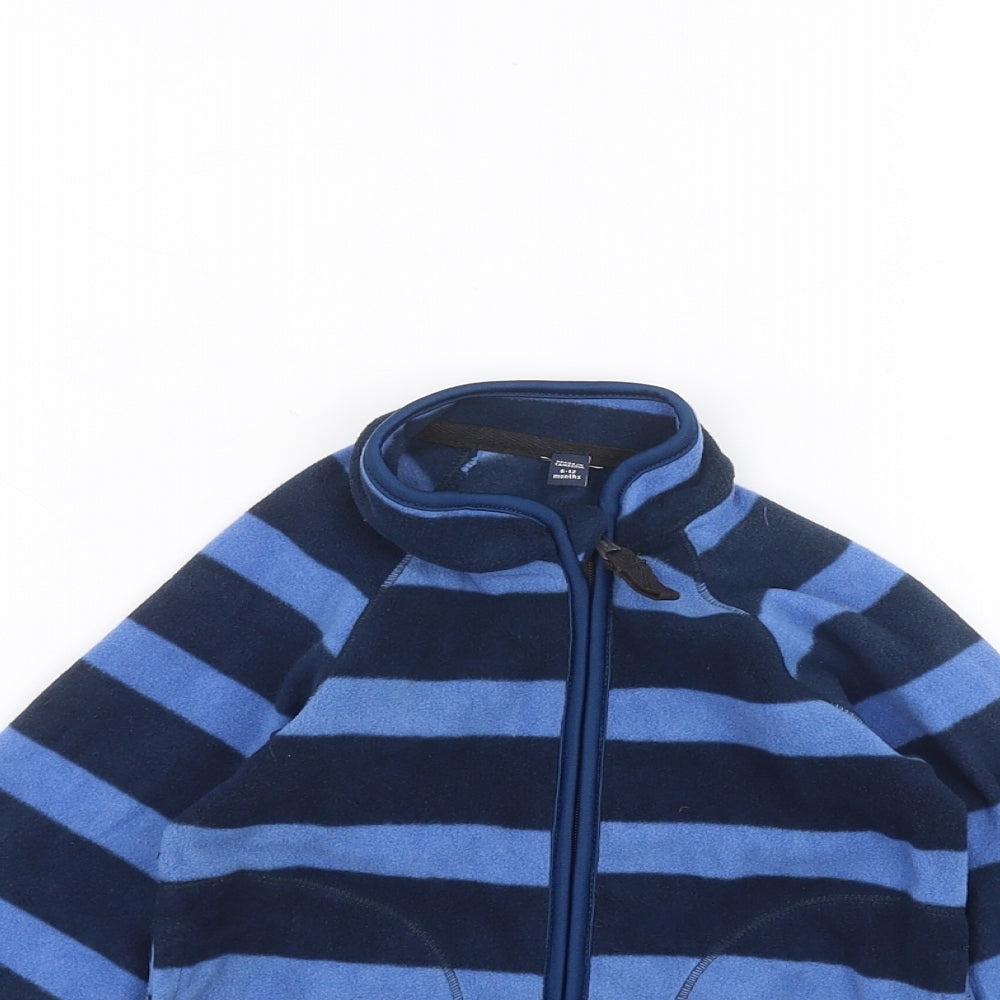 Gap Baby Blue Striped  Jacket  Size 6-9 Months