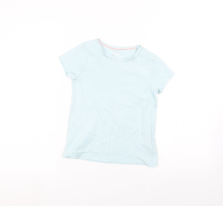 F&F Boys Blue Basic T-Shirt Size 6-7 Years