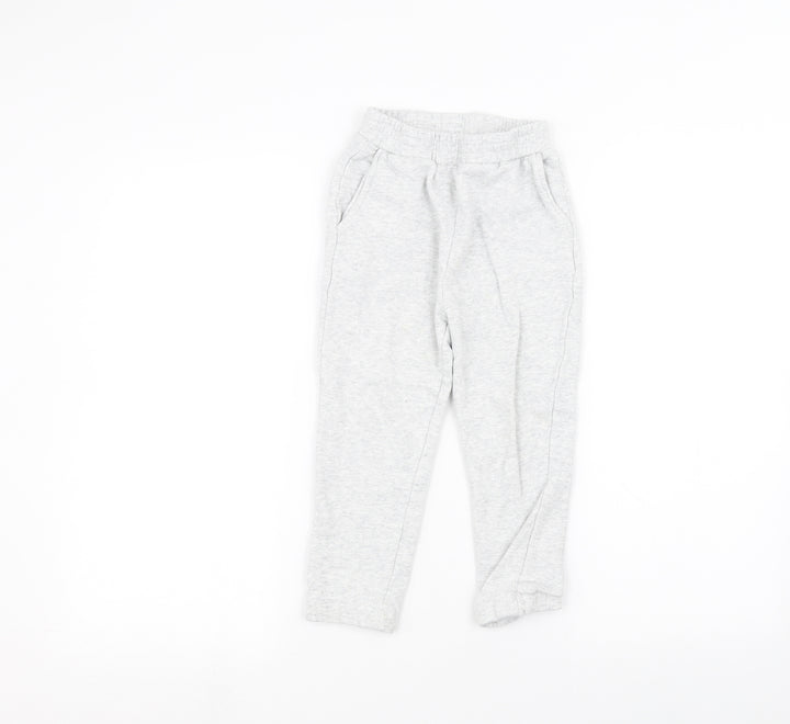 NEXT Girls White   Sweatpants Trousers Size 5 Years