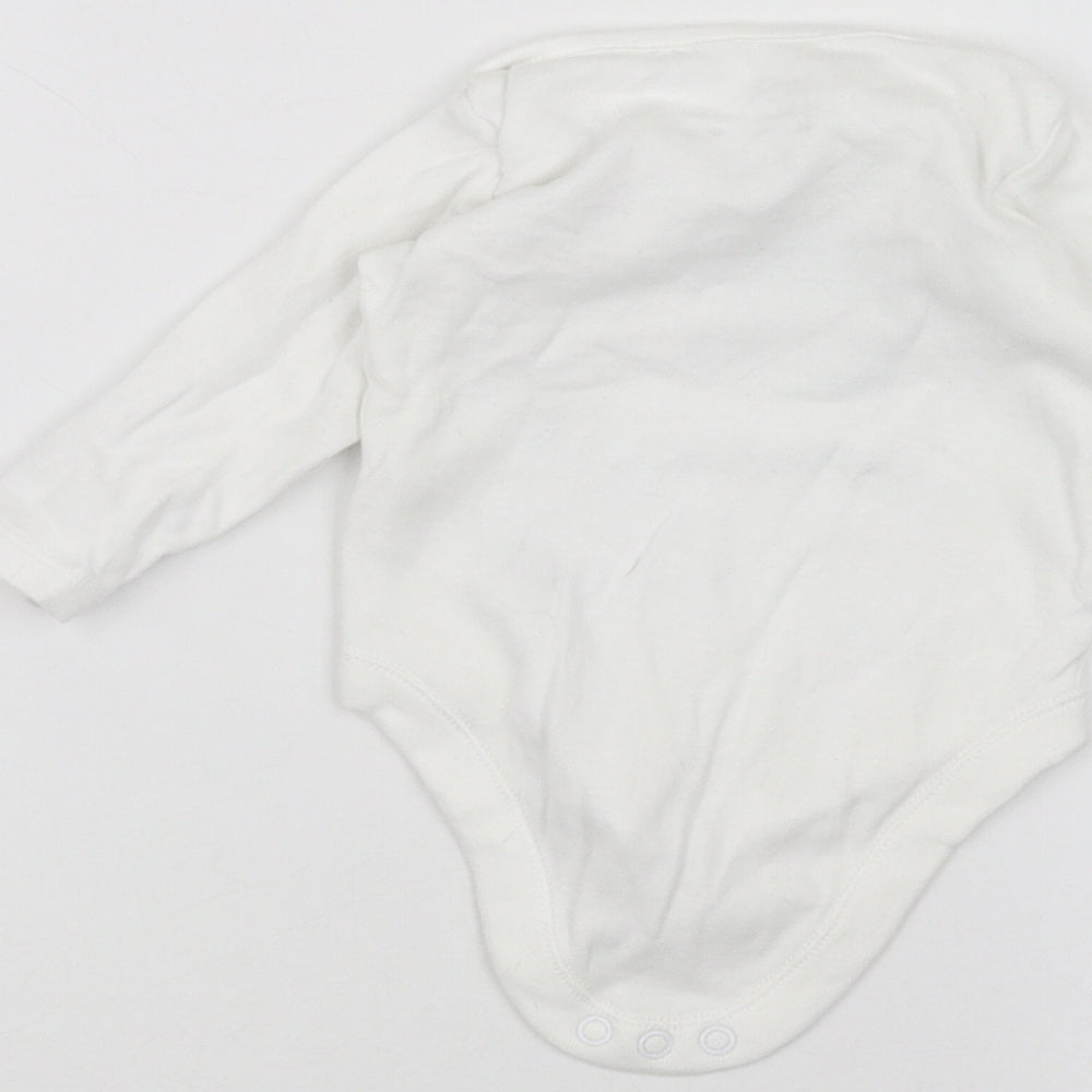 F&F Baby White   Babygrow One-Piece Size 3-6 Months