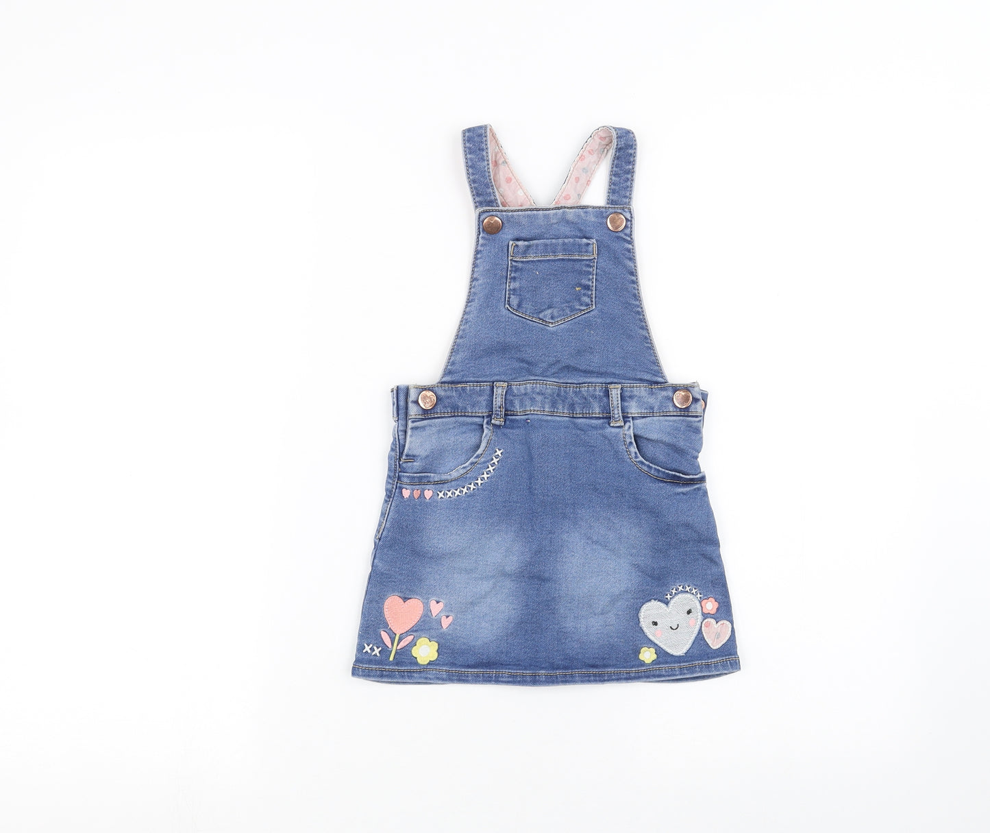 Nutmeg Baby Blue   Dungaree One-Piece Size 18-24 Months