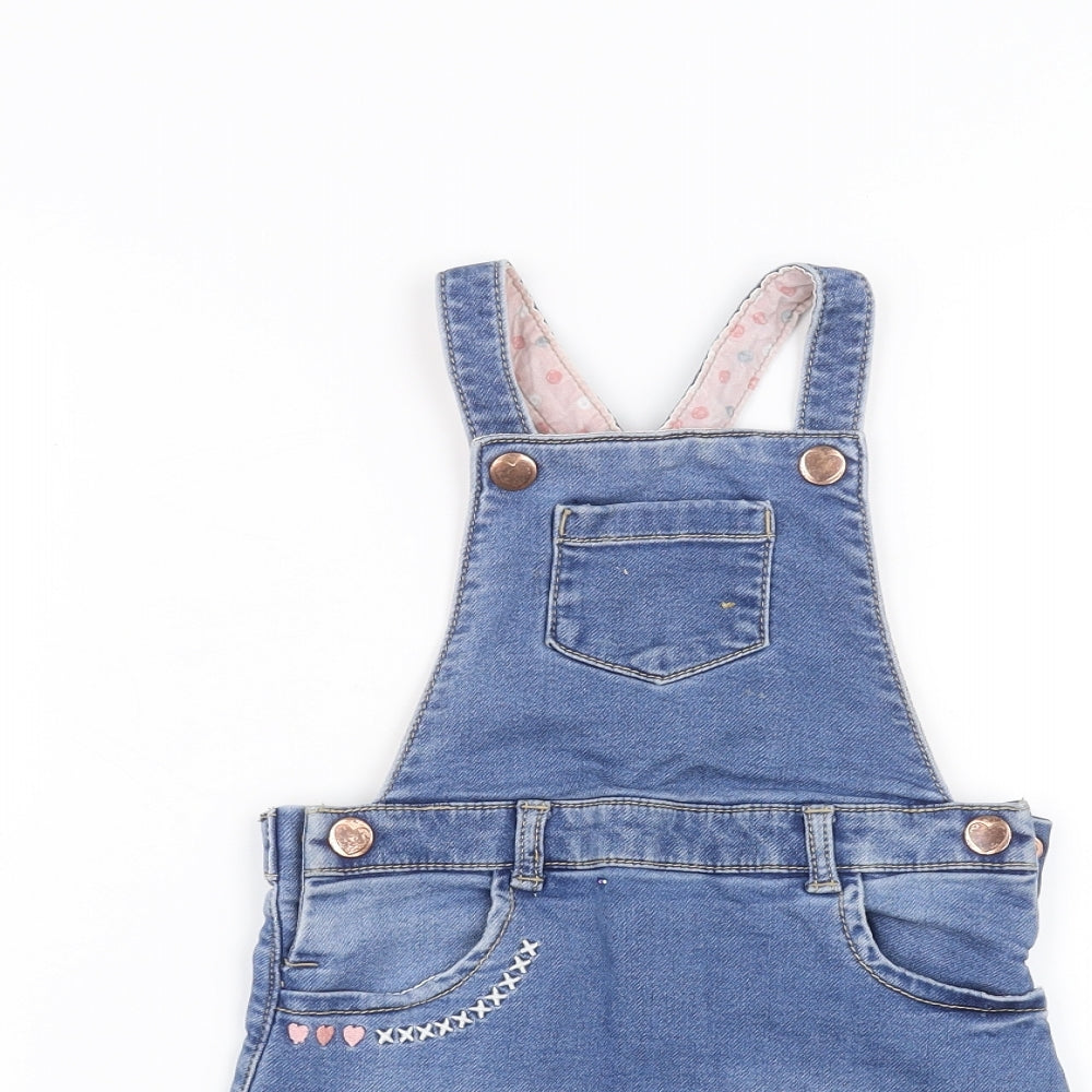 Nutmeg Baby Blue   Dungaree One-Piece Size 18-24 Months