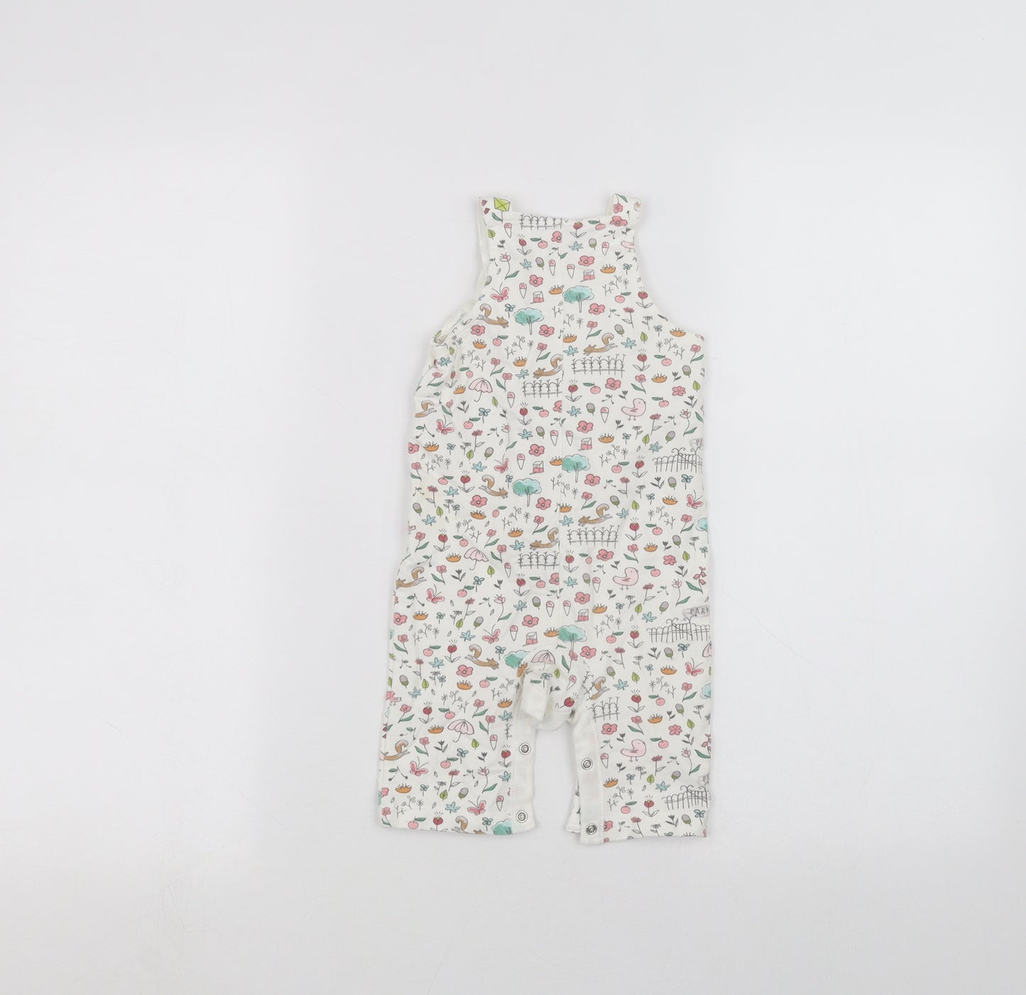 Marks and Spencer Baby White   Dungaree One-Piece Size 3-6 Months