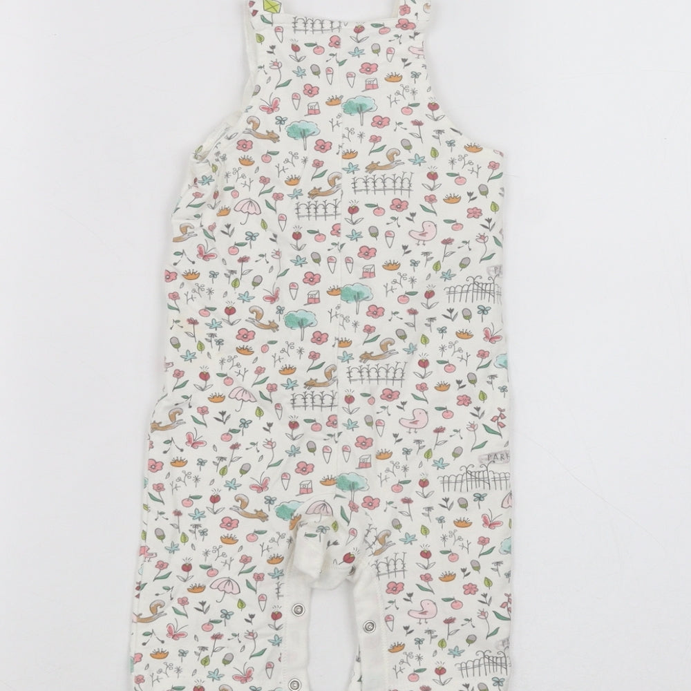 Marks and Spencer Baby White   Dungaree One-Piece Size 3-6 Months