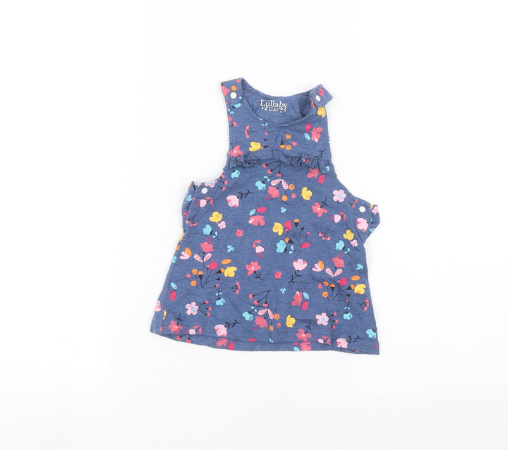 Peacocks Baby Blue Basic T-Shirt Size 3-6 Months