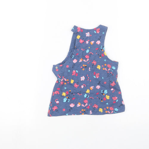Peacocks Baby Blue   Basic T-Shirt Size 3-6 Months