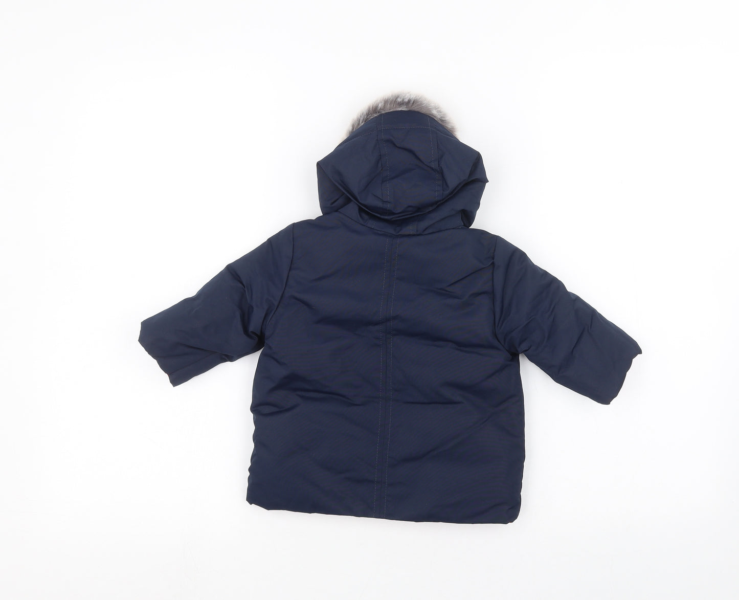 Marks and Spencer Baby Blue   Parka Coat Size 3-6 Months