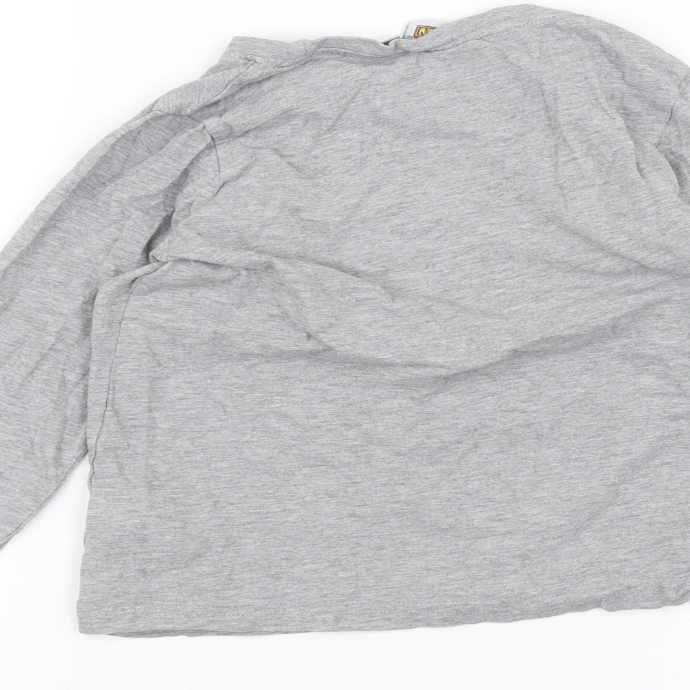 Pac-Man Boys Grey   Basic T-Shirt Size 9-10 Years