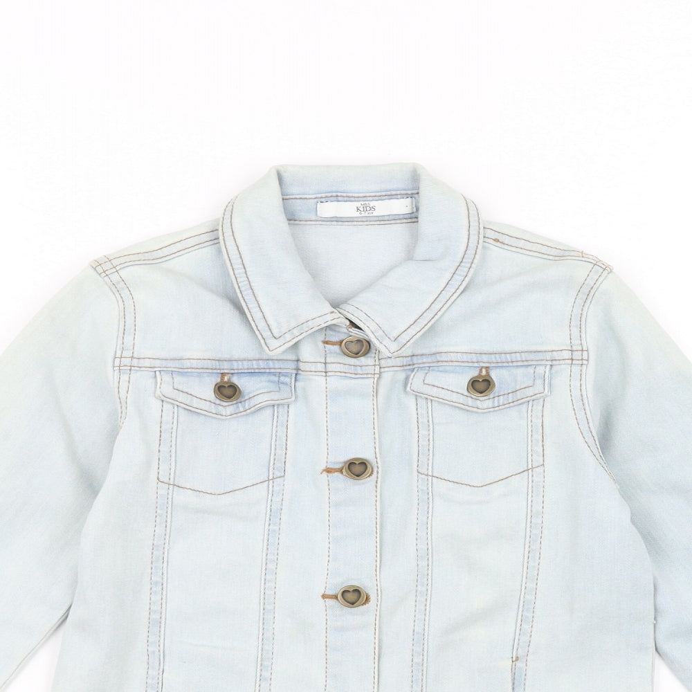 Marks and Spencer Girls Blue   Jacket  Size 6-7 Years