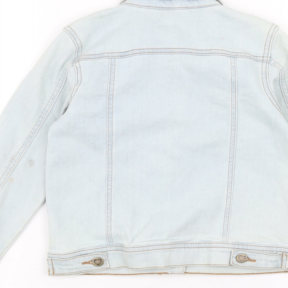 Marks and Spencer Girls Blue   Jacket  Size 6-7 Years