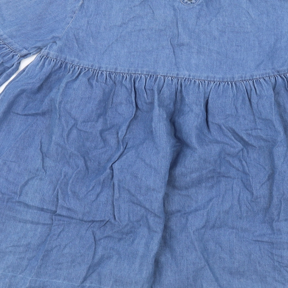 Zara Girls Blue  Denim A-Line  Size 10 Years