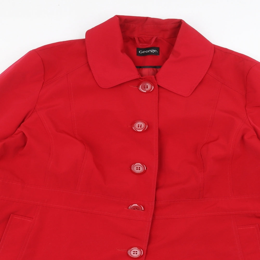 George Womens Red   Jacket  Size 22
