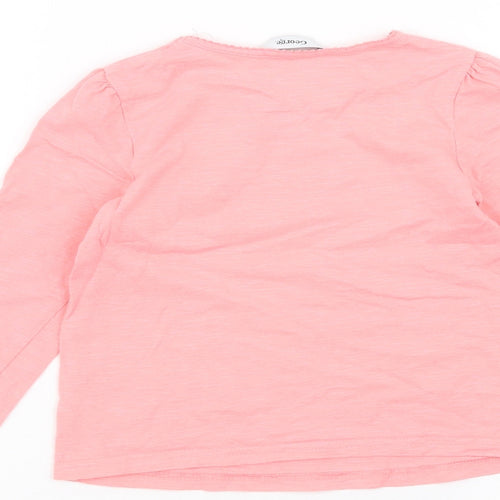 George Girls Pink   Basic T-Shirt Size 3-4 Years