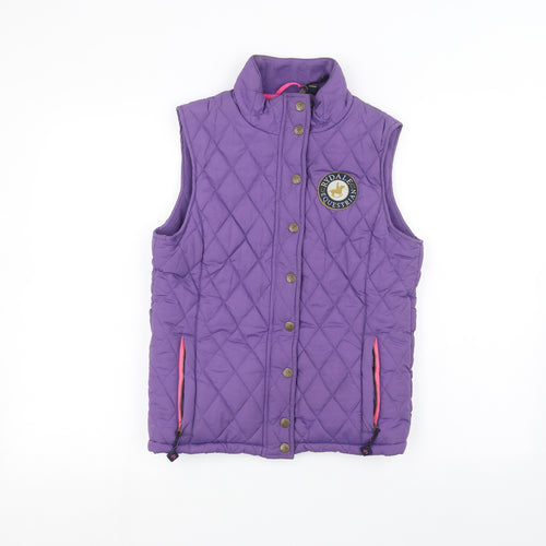 Rydale Girls Purple   Gilet Coat Size 9-10 Years