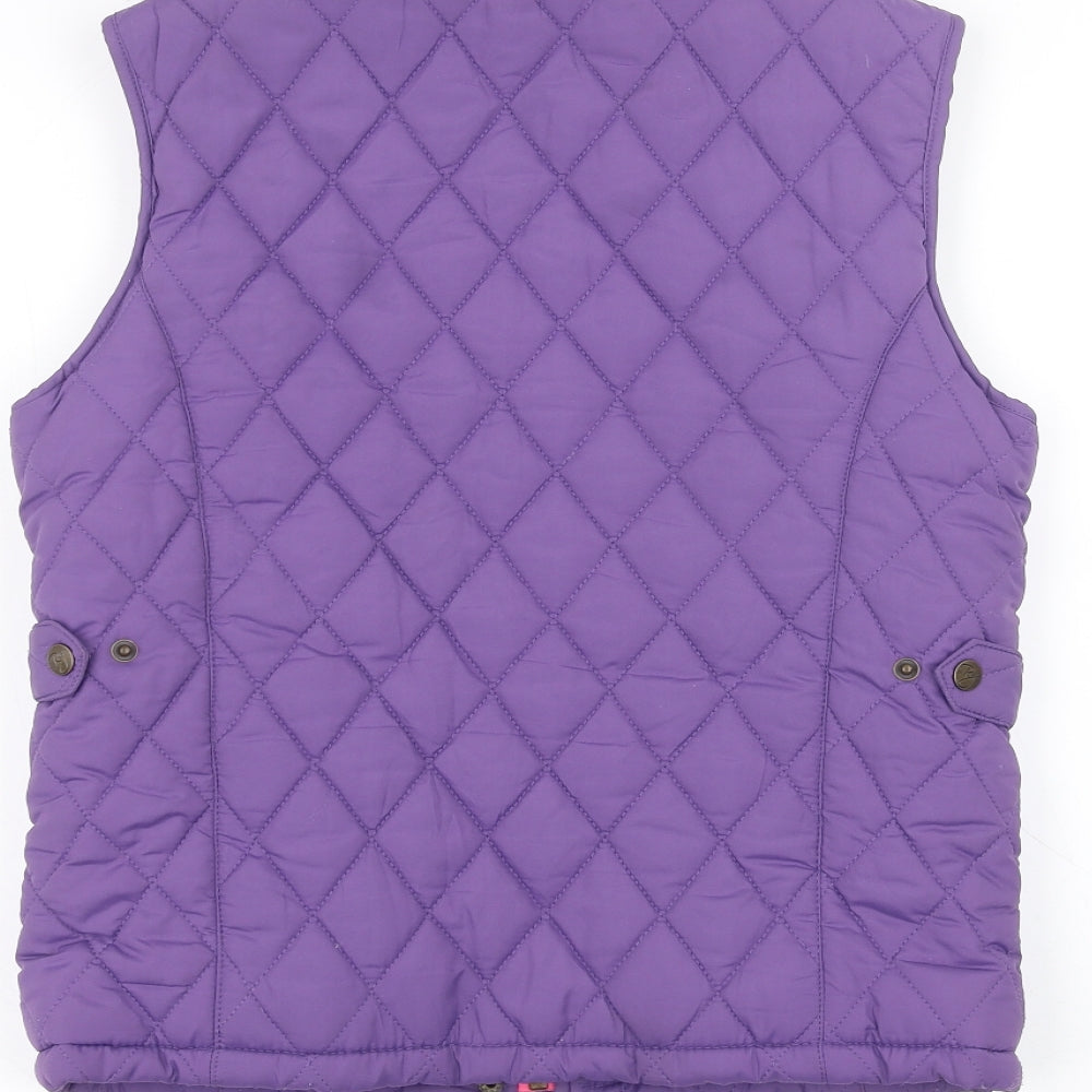 Rydale Girls Purple   Gilet Coat Size 9-10 Years