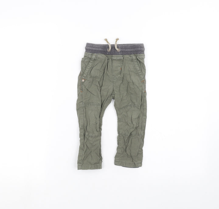 NEXT Baby Green Track Pants Trousers Size 9-12 Months