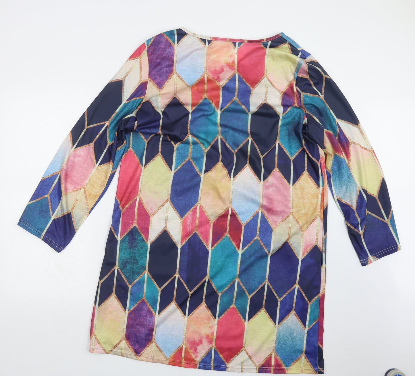 Preworn Womens Blue   Basic T-Shirt Size XL