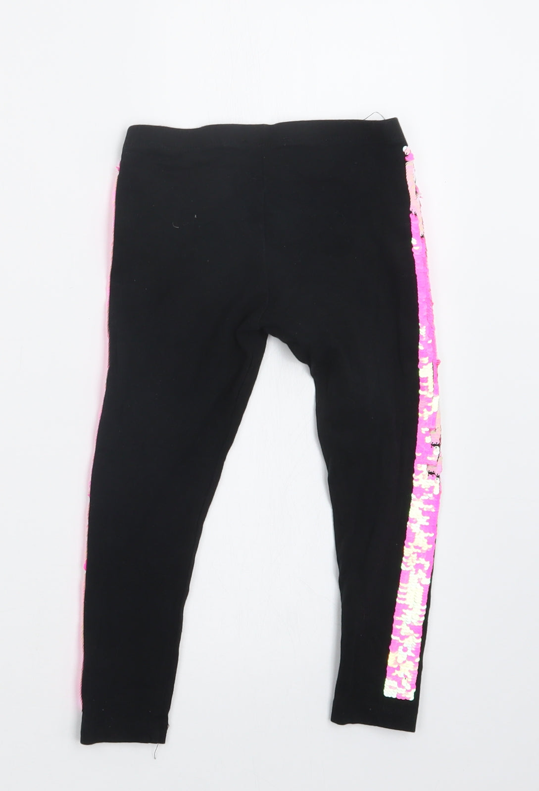 Primark Girls Black   Capri Trousers Size 4-5 Years