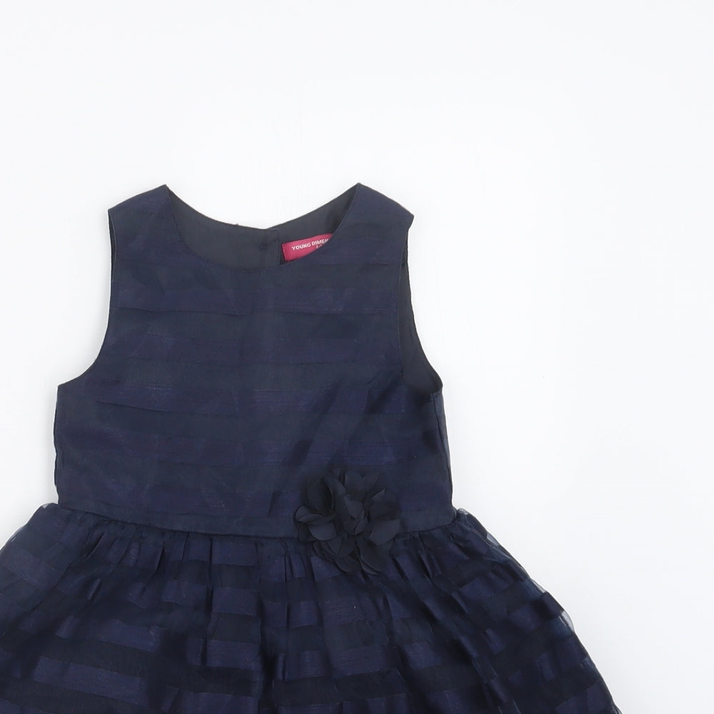 Young Dimension Girls Blue   A-Line  Size 2-3 Years