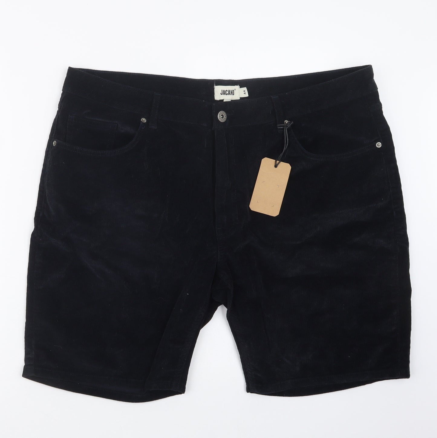 Jacamo Mens Blue  Velvet Cargo Shorts Size 42 in