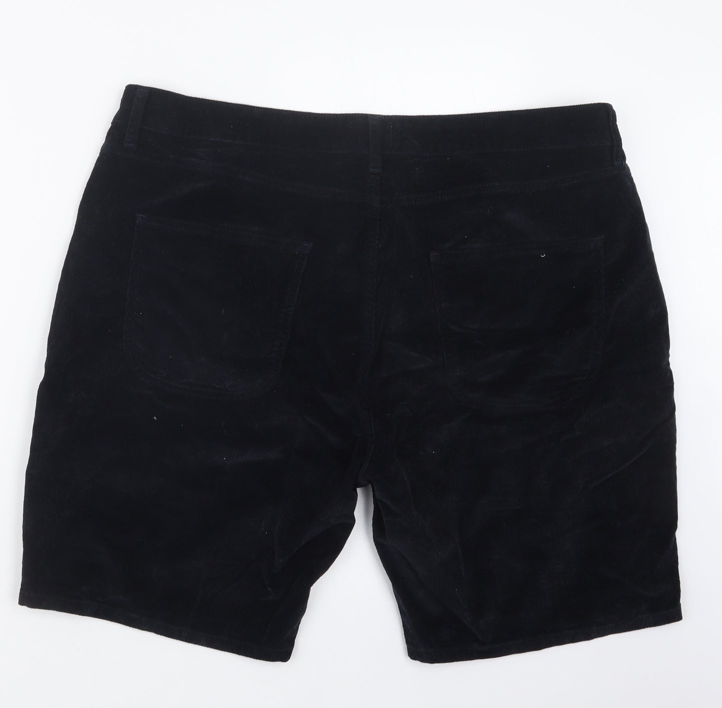Jacamo Mens Blue  Velvet Cargo Shorts Size 42 in