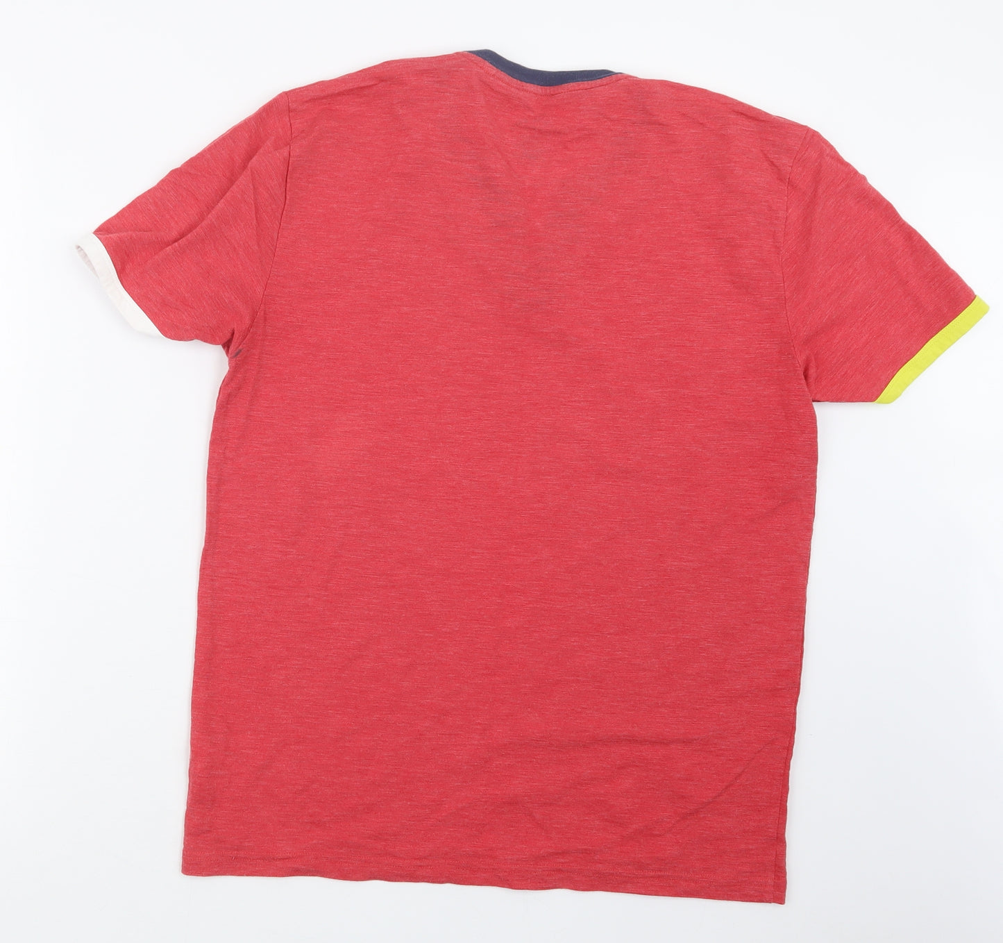 NEXT Mens Red    T-Shirt Size L