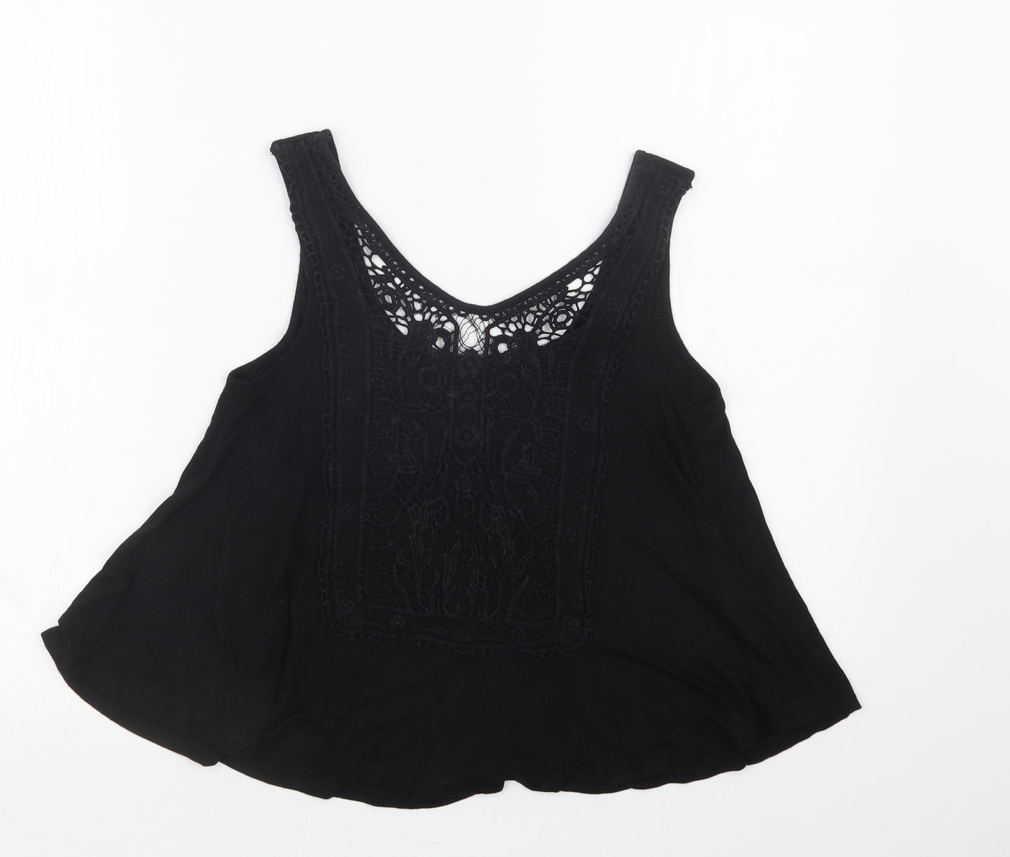 New Look Womens Black   Basic Tank Size 6