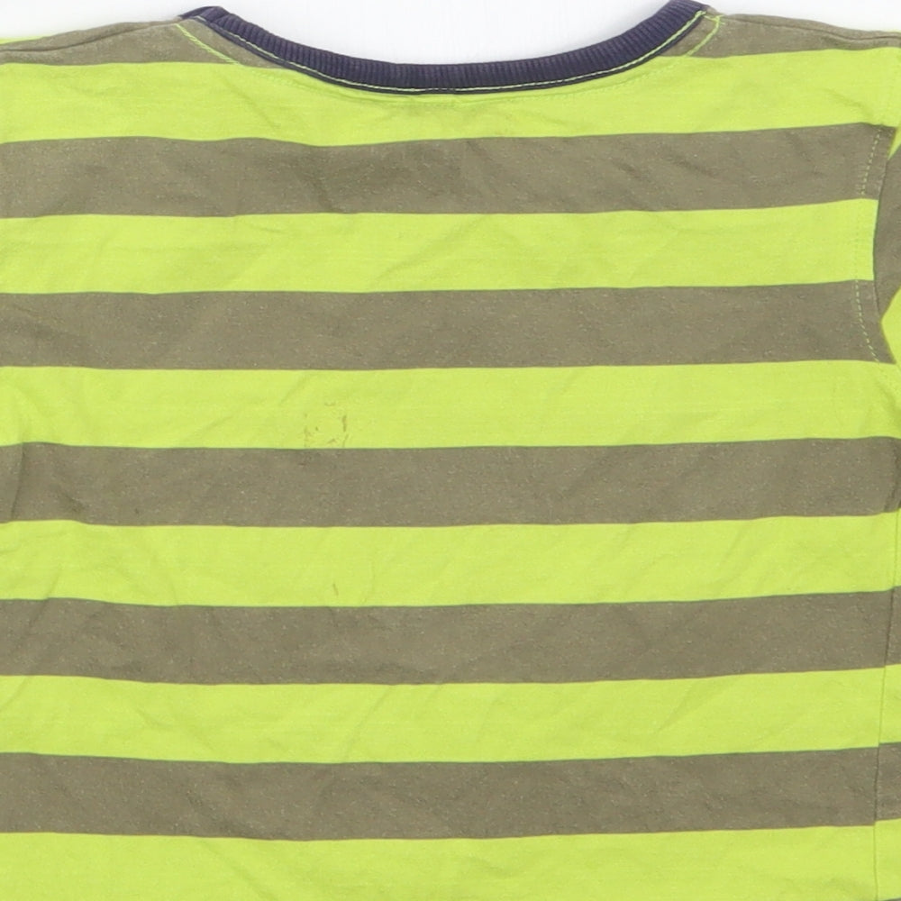 Blue Zoo Boys Yellow Striped  Basic T-Shirt Size 2-3 Years