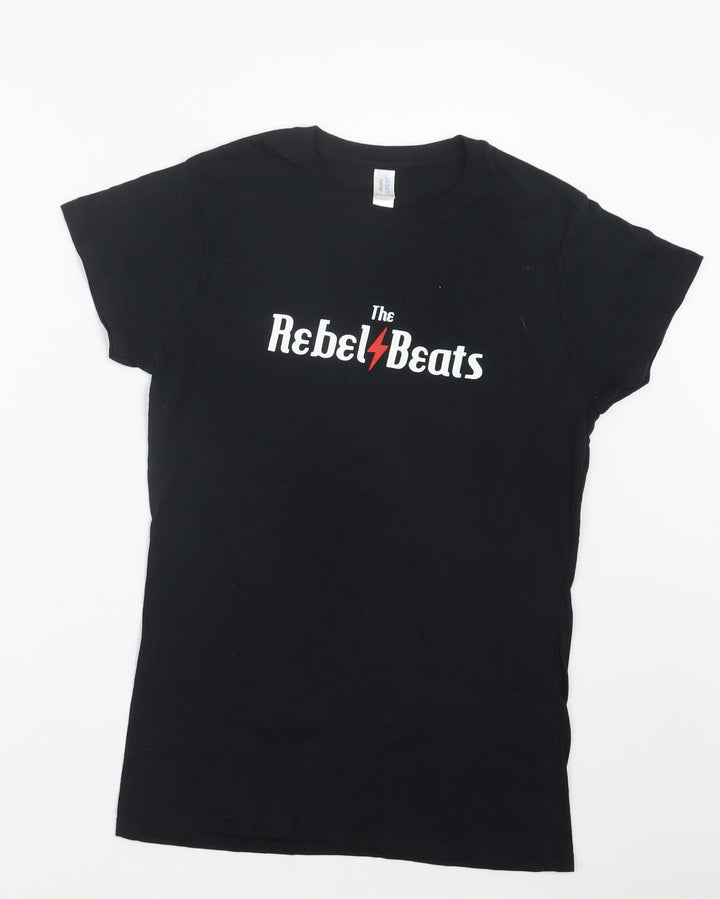 Gildan Womens Black Basic T-Shirt Size M