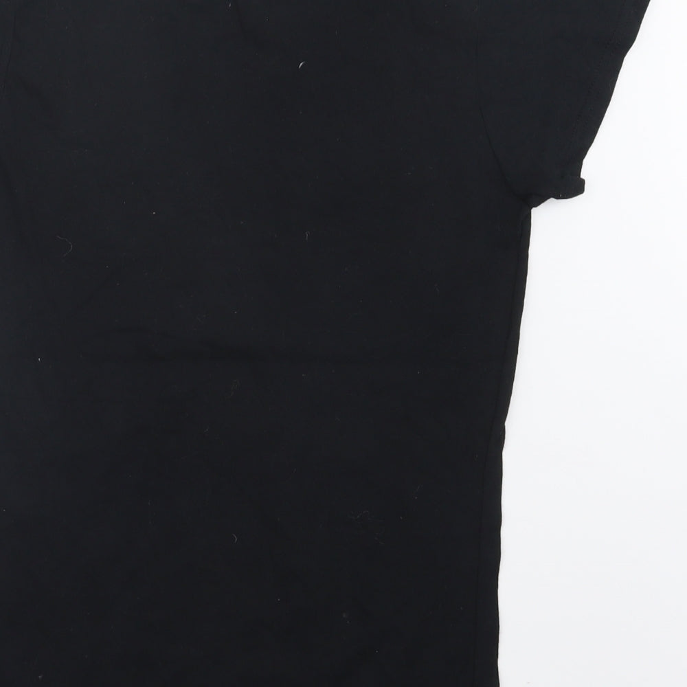 Gildan Womens Black   Basic T-Shirt Size M