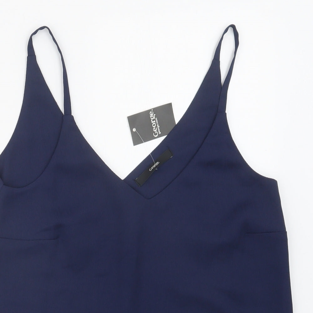 George Womens Blue   Basic Tank Size 8