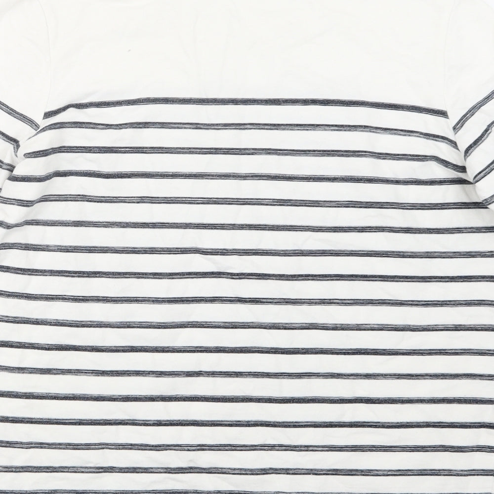 Preworn Womens Blue Striped  Pullover Jumper Size 16