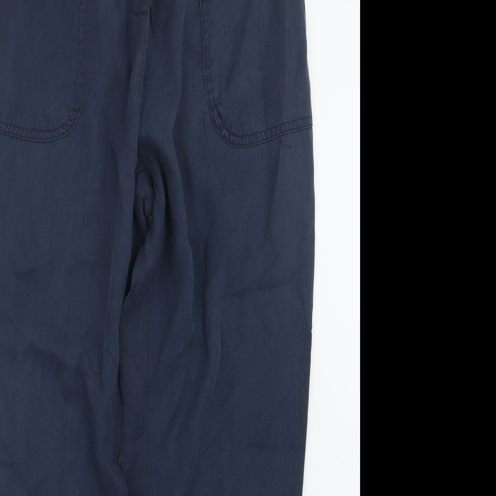 Bonmarché Womens Blue   Cargo Trousers Size 14 L28 in