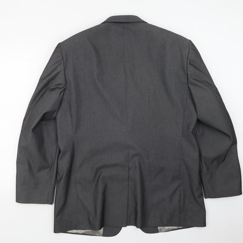 Armando Mens Grey   Jacket Suit Jacket Size 40