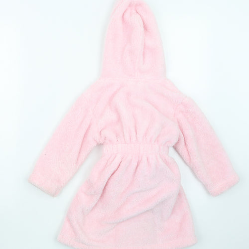 George Girls Pink Geometric  Top Robe Size 2-3 Years  - Frozen