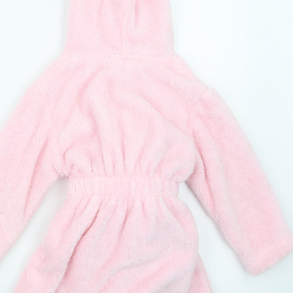 George Girls Pink Geometric  Top Robe Size 2-3 Years  - Frozen