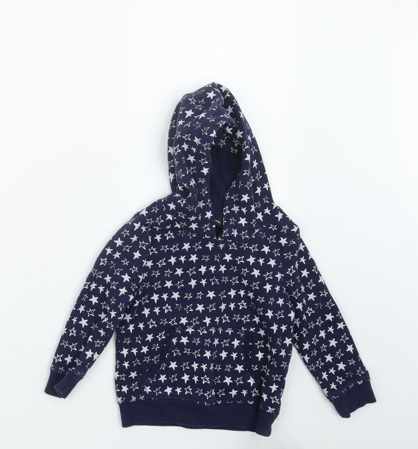 George Girls Blue Geometric  Jacket  Size 18-24 Months  - Hoodie