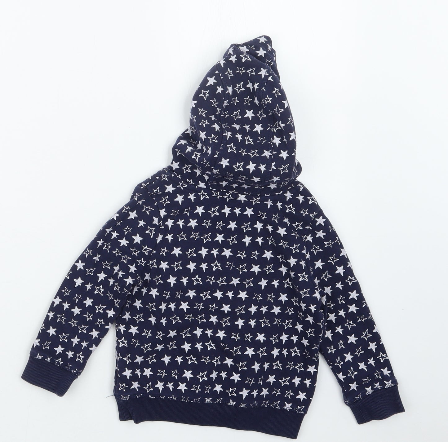 George Girls Blue Geometric  Jacket  Size 18-24 Months  - Hoodie