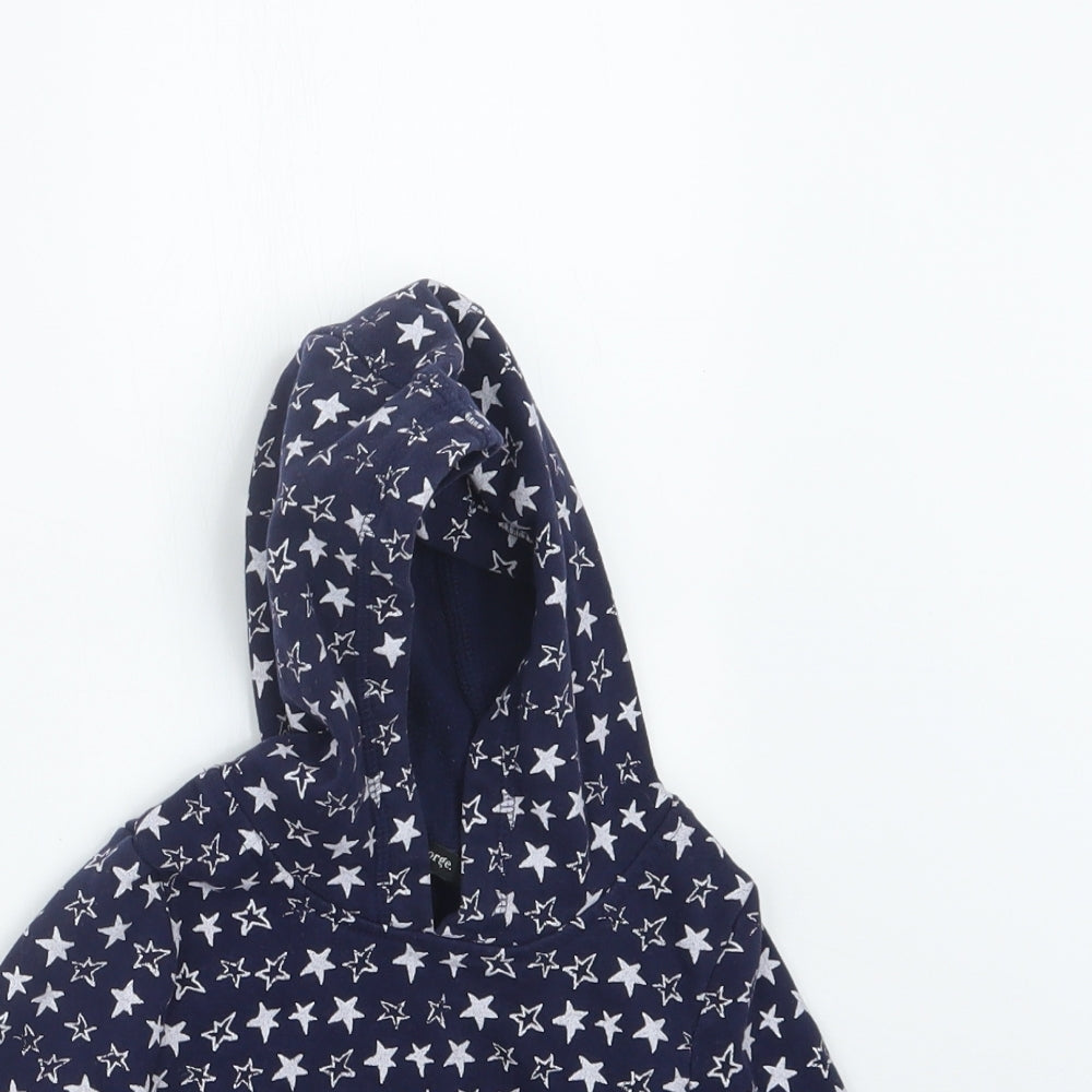 George Girls Blue Geometric  Jacket  Size 18-24 Months  - Hoodie