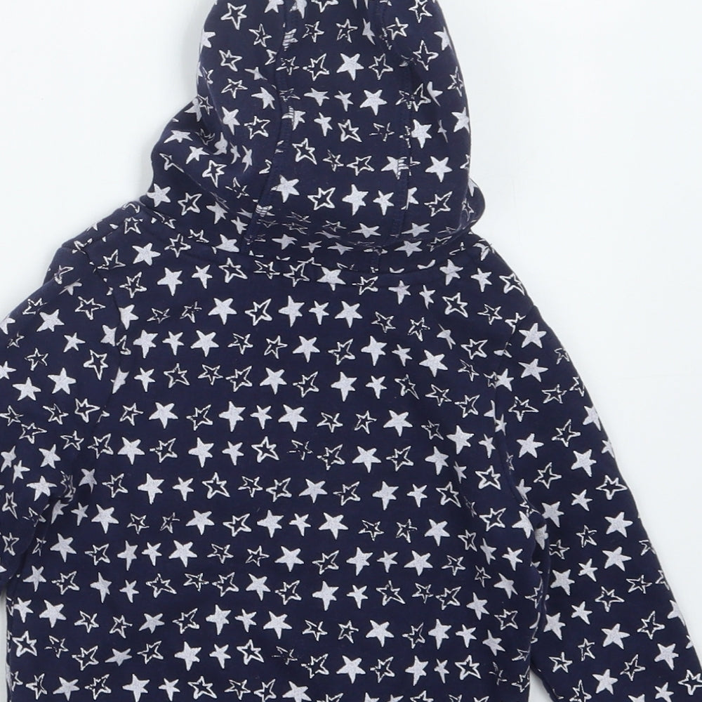 George Girls Blue Geometric  Jacket  Size 18-24 Months  - Hoodie